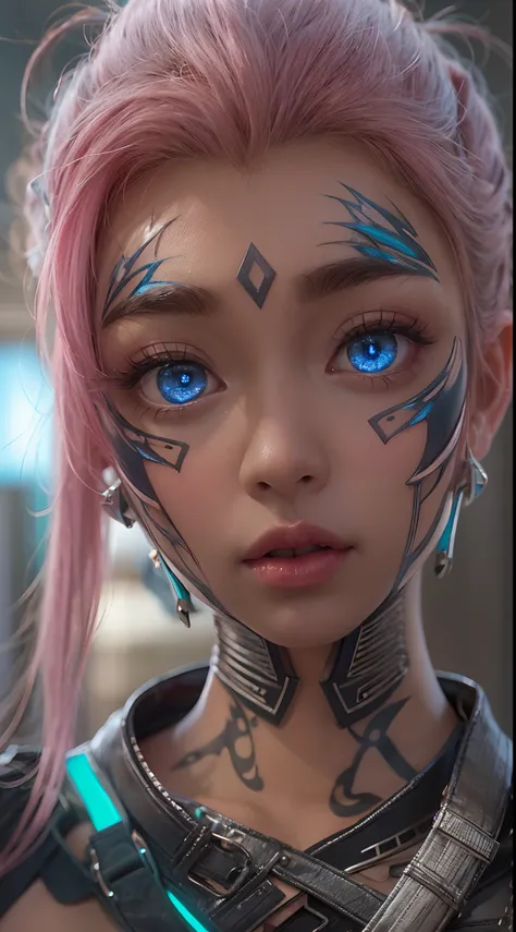 ​masterpiece, 1 beautiful girl, Detailed eye, Swollen eyes, top-quality, 超A high resolution, (reality: 1.4), 电影灯光, very extremely beautiful, Beautiful skins, A slender, Forward-facing body, (A hyper-realistic), (hight resolution), (8K), (ighly detailed), (...