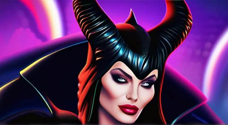 Angelina Jolie as Malevolent: Imagine Angelina Jolies striking presence as the iconic Disney villain Maleficent, reimaginado como um personagem animado. With its dark magic and commanding presence, Maleficent weaves her intricate schemes and confronts the ...