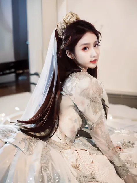 Change her clothes into Hanfu