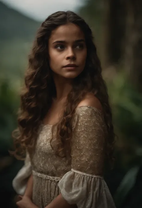 uma jovem rainha de juelhos amarrada. filha de alexandre o grande