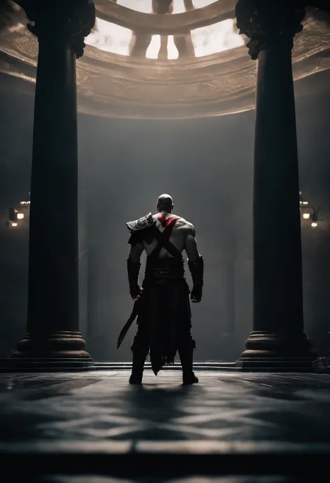 《the god of war》Kratos in the black suit