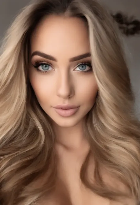 Arafed Mujer Completa, Chica sexy con ojos azules, , ultra realista, meticulosamente detallado, retrato de Sophie Mudd, cabello rubio y ojos grandes, selfie de una mujer joven, Ojos del dormitorio, Violeta Myers, sin maquillaje, Maquillaje natural, staring...