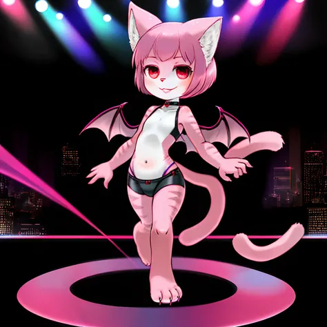 downy furry,Little girl,loli,PINK hair,short hair ,PINK CATt eye, pink downy furry skin,PINK CAT ears, pink furry hand,PINK CAT tail,a strip of furry cat tail,furry CAT legs,furry CAT foot,furry face, furry torso,furry navel,furry lips,furry cat mouth,good...