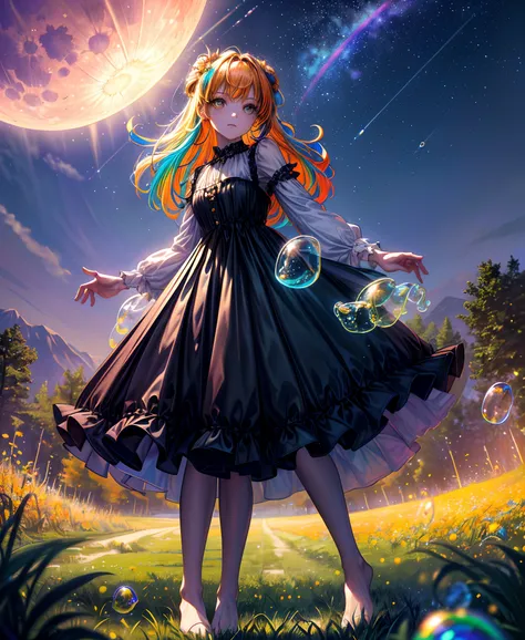 (Masterpiece), (Best Quality), (Official Art, Highly Detailed CG Unity 8k Wallpaper), (Very Detailed), (((Absurd)), 1 Girl, Midshot, (Exquisite Facial Features), (Serafuk: 1.3) ((SFW)), ((Clean Hands)), (White Neeso without shoes)), Aqua Eye, Colored Conta...