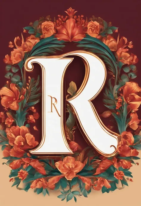 /imagine prompt: Illustration of letters R and B for logo, from a creative company to digital marketing, iluminada, colorida e sombria claro --v 5.2