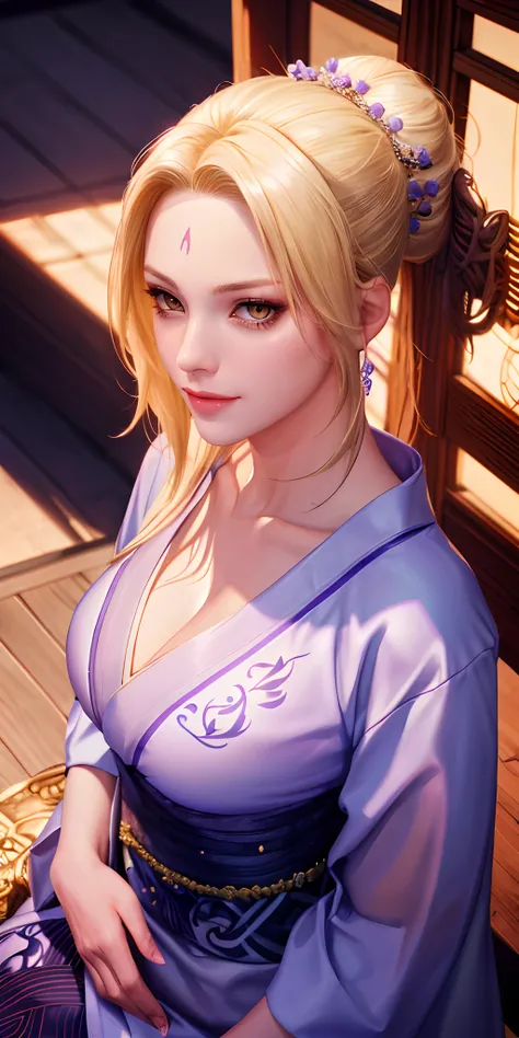 （（（ tsunade_senju，young and beautiful， beautiful and fair，perfect facial features，the facial features are tall and beautiful，wit...