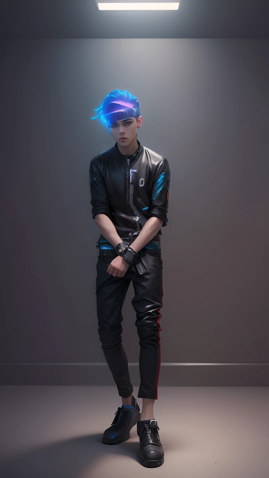 . Change background cyberpunk handsome boy, realistic face, 8k, ultra realistic photo same face same look