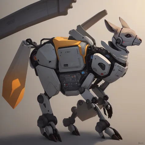 Modern kangaroo robot inspired by the anatomy of a kangaroo