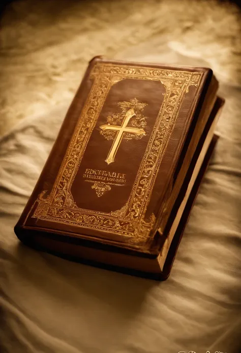 "Por favor, create a high-definition image of the Holy Bible that captures the reverence and spiritual significance of this holy book. The image should convey the historical and religious importance of the Bible, apresentando-a de forma digna e respeitosa....