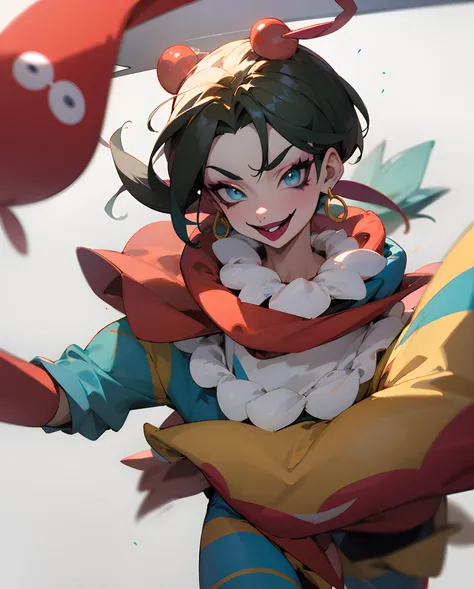 Brendan pokémon anime with clown makeup