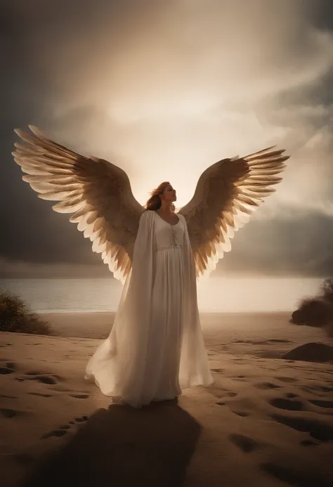 A realistic, cinematic image of Archangel Raphael - The Healer:
Archangel Raphael is the angel of healing and well-being. When you need physical, emotional or spiritual healing, you can call on Rafaels energy to aid your recovery, 9X16.