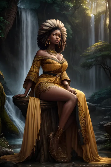 A realistic image of the ethnic model of Africas most beautiful woman, avec robe demarigae afrcaine,enceinte, carries a baby photograph, Portrait Style, Inspired by fashion and beauty photographers, source: 50 mm, Plan moyen, natural light, 8k resolution ,...