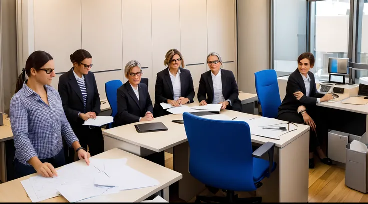 personnes travaillant dans un bureau