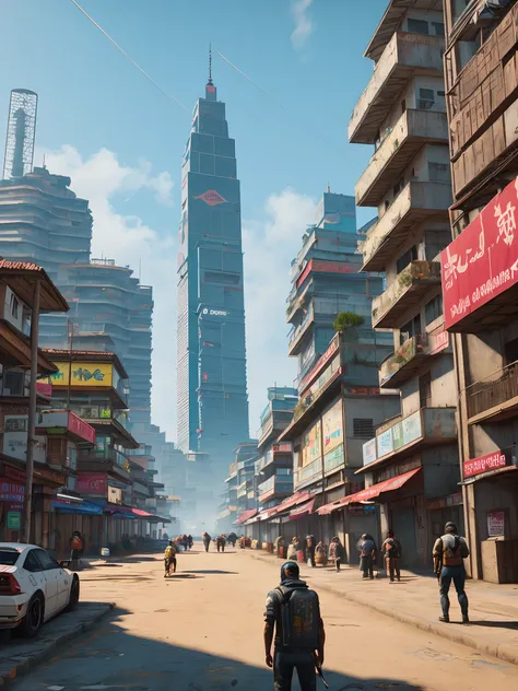 Tegucigalpa cyberpunk 2050