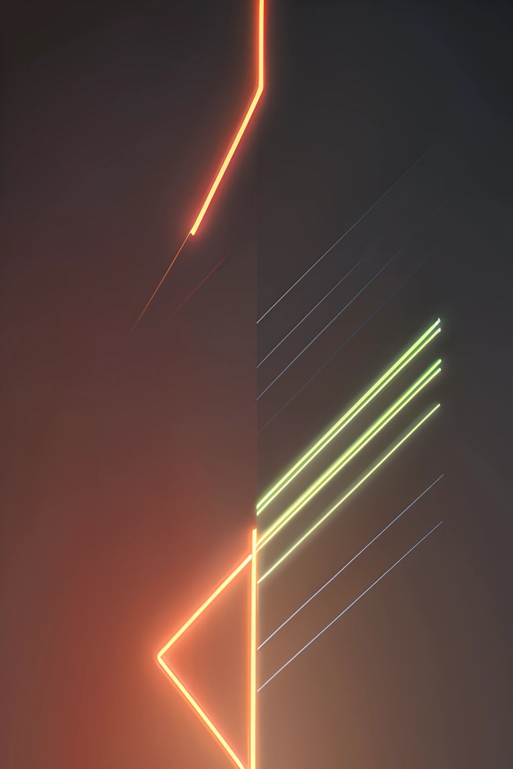 wallpaper ́only neon lines continuas