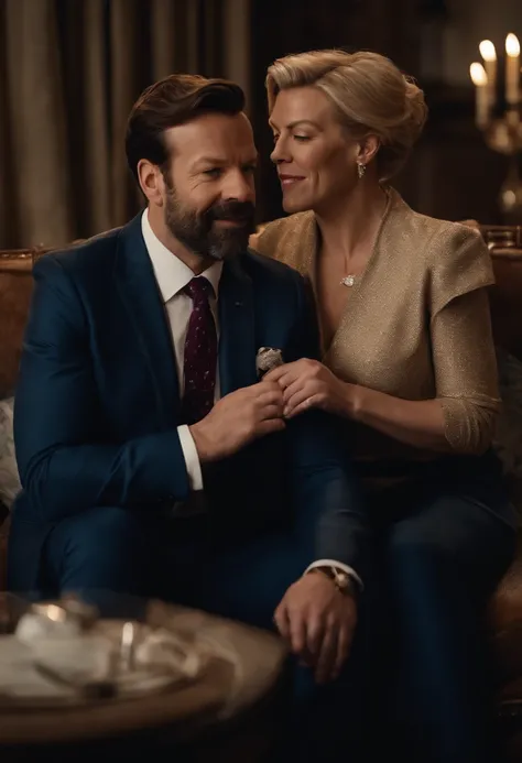 jason sudeikis ted lasso hannah waddingham rebecca welton como um casal