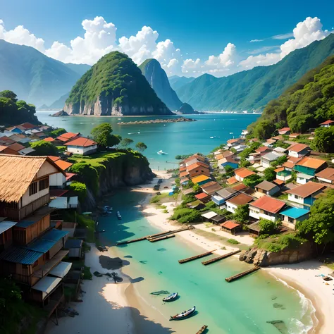 Brazilian fishing village