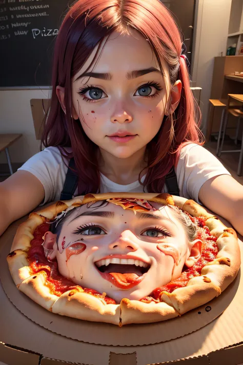 pizza face