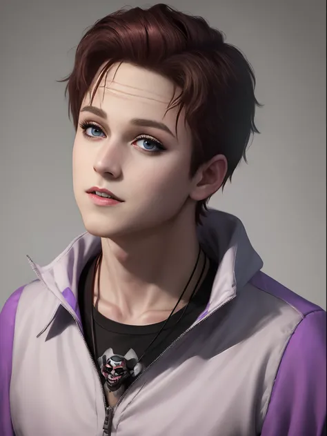 Michael Afton with eyeliner