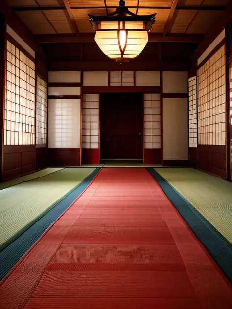 japan ancient indoor red carpet