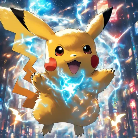 pikachu, charizard and togepi movie poster，Highest image quality，Cinematic texture，A masterpiece，tmasterpiece，