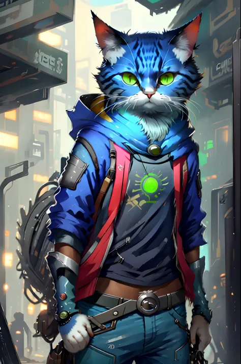 Cat ciberpunk