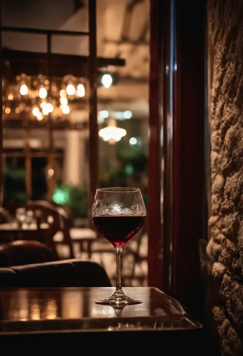 there is a man sitting at a table with a glass of wine, com uma bebida, caio santos, edu souza, foto de baixa qualidade, Carmelo Blandino, Alejandro, icaro carvalho, Alex, Emad Mostaque, photo taken at night, david rios ferreira, In Sao Paulo, Noite!, take...