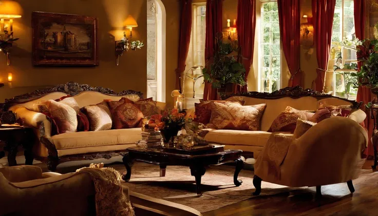 Create a living room, Use warm colors, Soft textile elements, Use candles, Place books and magazines, Decorative pillows, Wooden elements, Dislocate plants, soft light, Curtains, Photos & Pictures.