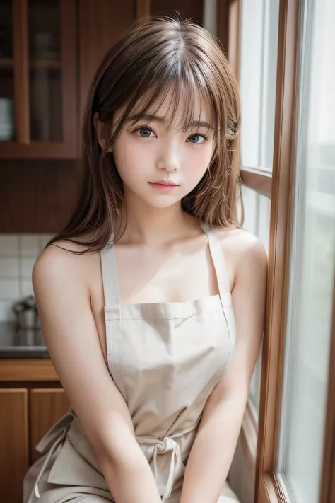 (Top image quality、8K、​masterpiece：1.3))、Realistic high-quality photos、top-quality、girl cute-fine face、13 years old beautiful Japan girl、Photo of slim little girl model、Beautiful girl model、young japanese girl、Young cute face、japanaese girl、13-year-old fem...