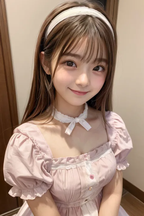 Top image quality、8K、​masterpiece：1.3))、Realistic high-quality photos、top-quality、girl cute-fine face、13 years old beautiful Japan girl、Photo of slim little girl model、Beautiful girl model、young japanese girl、Young cute face、japanaese girl、13-year-old fema...