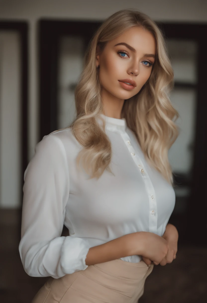 Nackt, Holding hand over breasts, Sexy girl with blue eyes, portrait sophie mudd, Portrait de Corinna Kopf, blonde hair and large eyes, Selfie einer jungen Frau, ohne Make-up, Natural makeup, Blick direkt in die Kamera, Gesicht mit Artgram, dezentes Make-u...