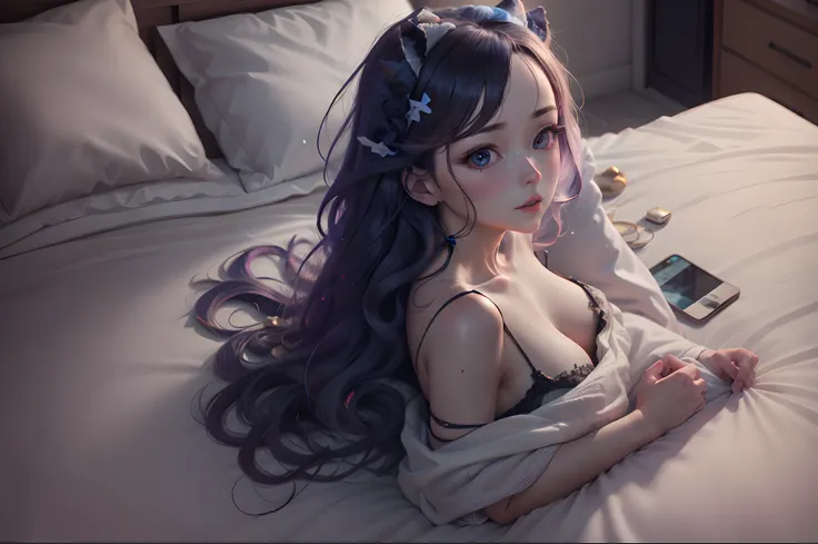 Wifu on bed