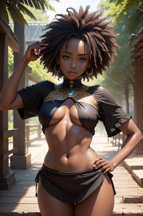 SFW, uploaded on e621, par Pixelsketcher, par Bayard Wu, par Thomas Benjamin Kennington , par Einshelm, Anthro seulement, ((portrait de visage)), CASSER, ((Mini sous Boob Tee, Jupe courte)), Parc naturel, ((, montrant le nombril)), ((Afro massif)),(detaile...