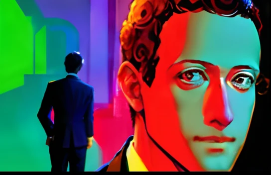 arafed man in a suit and tie standing in front of a camera, zuckerberg, photo of mark zuckerberg, cyborg mark zuckerberg, sculls, scull random