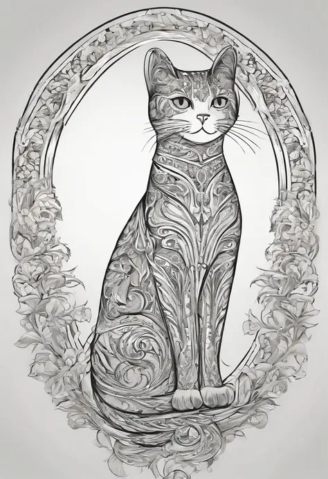 Cute American Shorthair Made of Metal