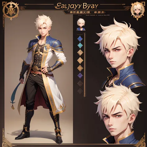 adoptable fantasy anime boy character sheet