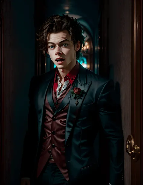 Harry Styles as a vampire