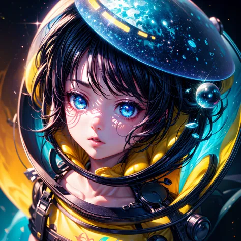 astonishing beautifilly made super cute space monster from animated movie, disastrously broken, bokeh, vivid colors, photo realistic,  super adobe, detailed texture, aesthetics, neuro cognitive art, neurocore, photoshop, color grading, high art, iphone 14 ...