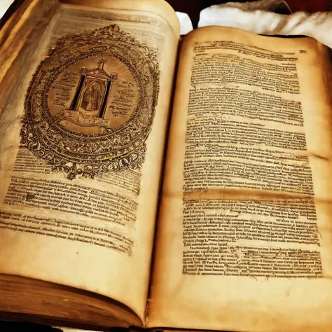 "Por favor, create a high-definition image of the Holy Bible that captures the reverence and spiritual significance of this holy book. The image should convey the historical and religious importance of the Bible, apresentando-a de forma digna e respeitosa....