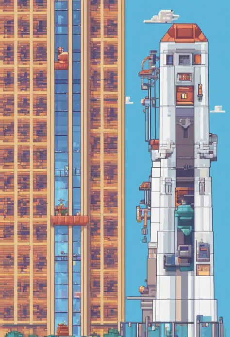 Pixel Factory，blue-sky