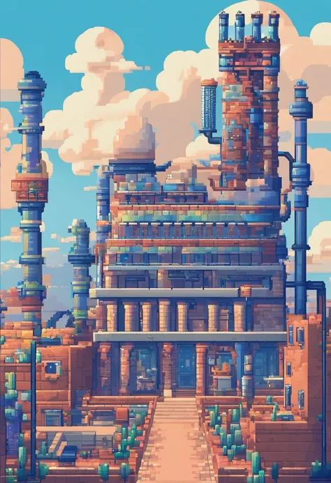 Pixel Factory，blue-sky