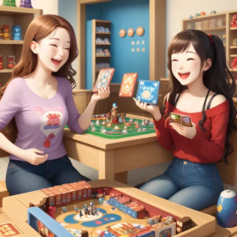 Board Games, happiness, all together, shop