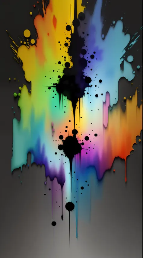 3d watercolor abstract,Dark background,high resolution,High quality,Colorful