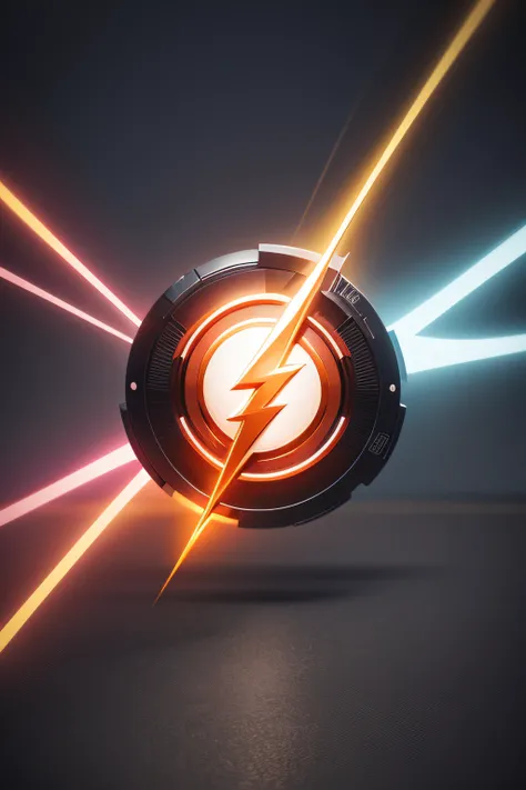 Create a logo for a AI powered website, include "flash life" in the logo