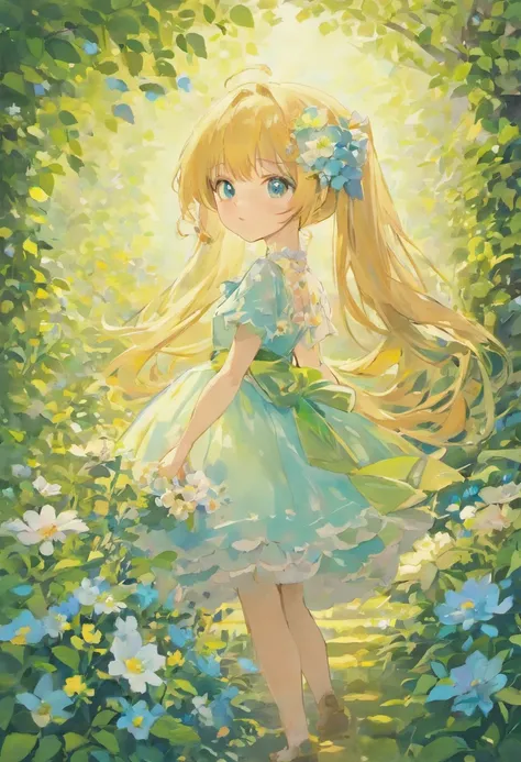 Anime girl with long hair and blue eyes in flower garden, anime goddess, Seductive Anime Girl, Smooth Anime CG Art, Beautiful anime girl, Anime visuals of cute girls, beautiful alluring anime woman, Beautiful anime, beautiful anime woman, (Anime Girl), bea...