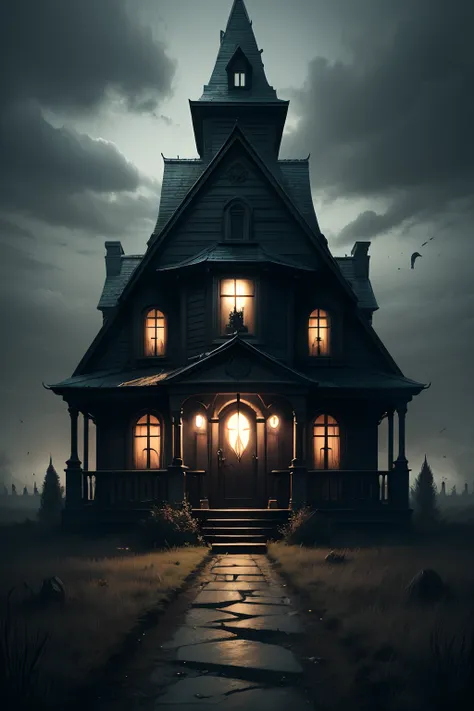 darkness house night sinister horror