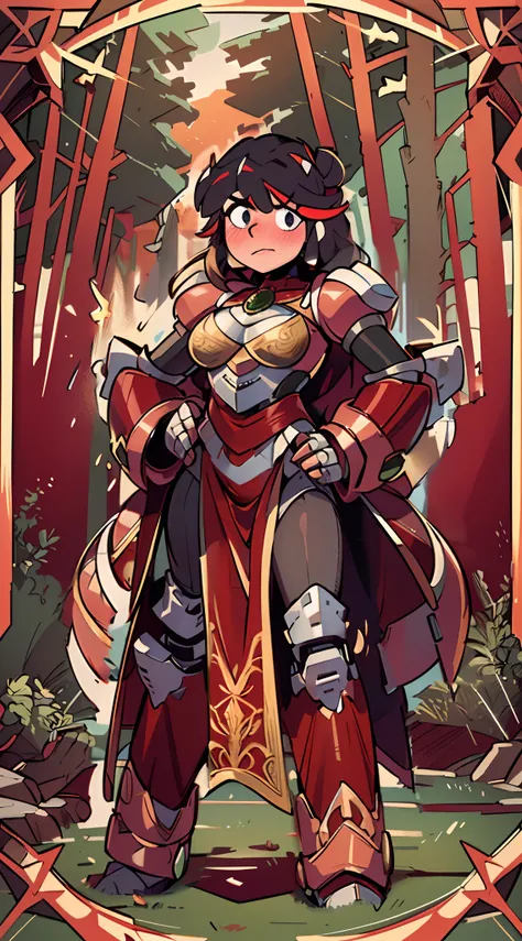 (best quality, masterpiece:1.2), ultra-detailed, realistic, heavily armored hands holding skirt, knight armor, small-chestplate, red gauntlets holding dress, mechsuit hands, steel-grey plating, intricate detailing, polished metal textures, powerful grip, m...