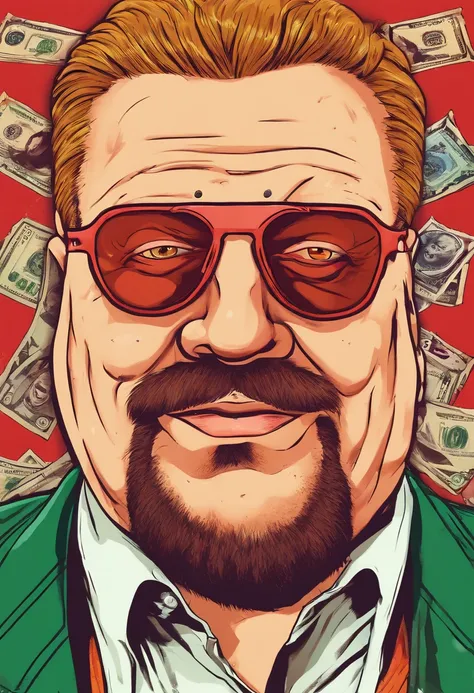 um homem com barba segurando uma faca, barba vermelha, baron harkonnen, barba avermelhada, mafia background hyper detailed, Rei do crime, kingpin, ! baron harkonnen!, gta artstyle, Atarracado, Rich Heritage, gangster, mafioso, action bronson, ((irlandes)),...