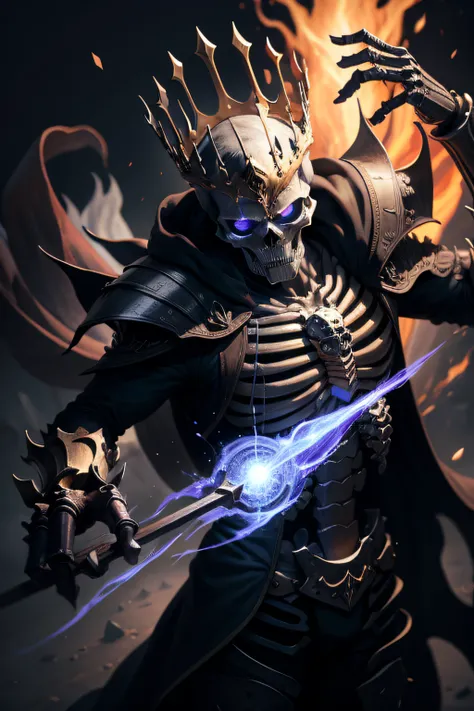 skeleton king, info items, skill images with dynamic effects