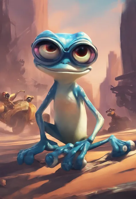 Crazy frog fan art style